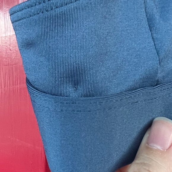 Pink Bra New Blue Sports Twist Workout Halter Top Large Swim Light Support - Picture 3 of 4